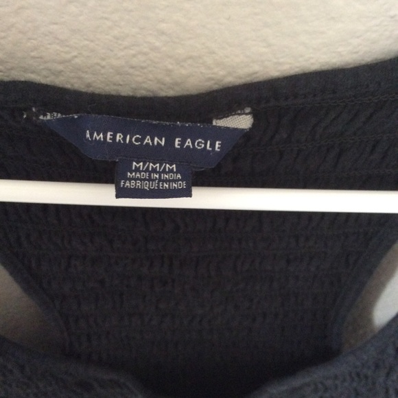 black ribbed tank top (slightly cropped) - Picture 2 of 2